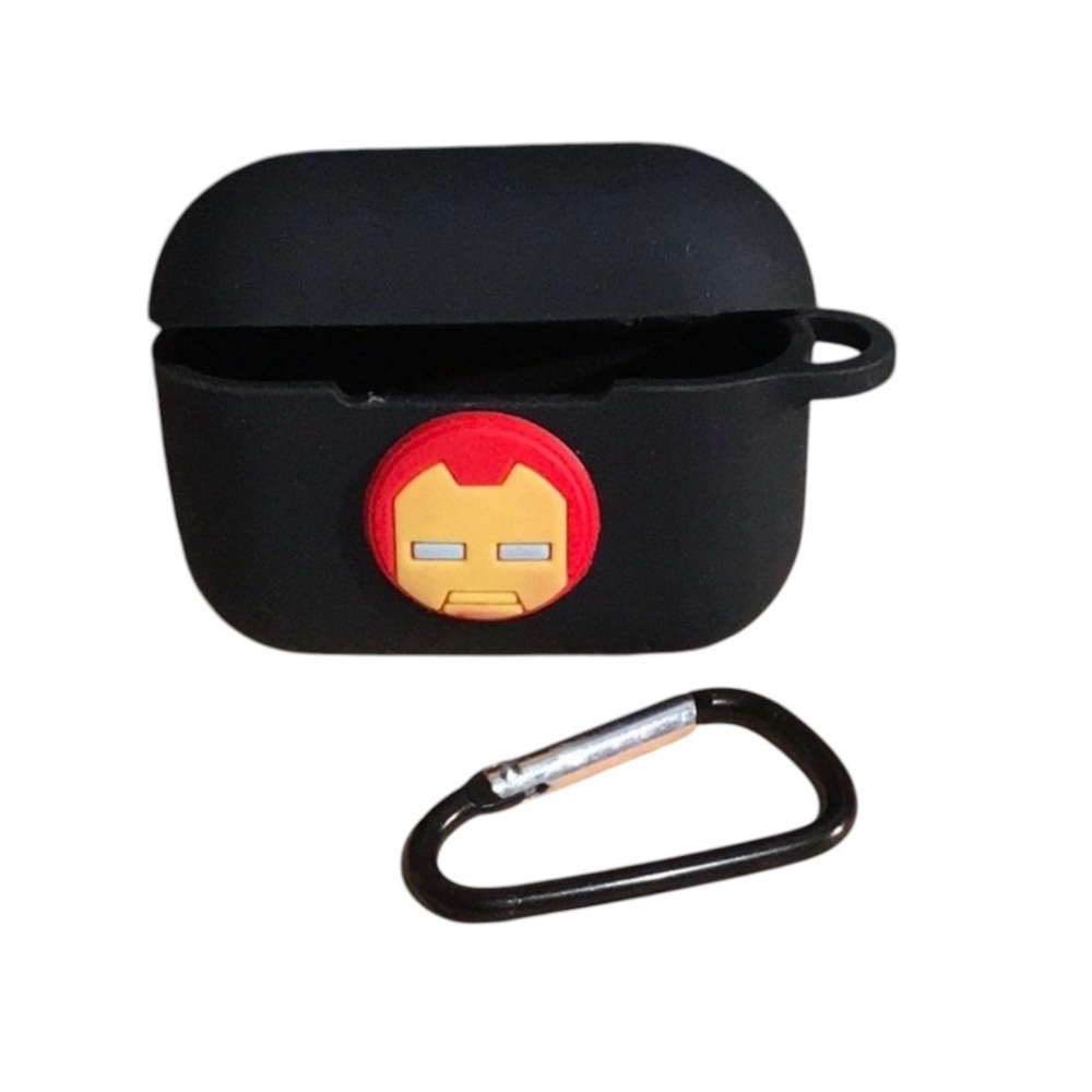 Iron Man Airpod Pro Case with Clip